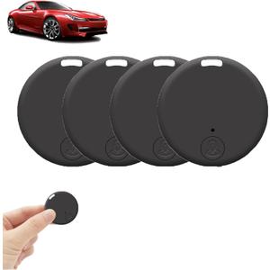 Safe Sync GPS Tracker, Safesync GPS Tracker, Real-Time Location Tracker with Magnetic Case, GPS Anti-Lost Tracker, for Vehicles, Cars, Trucks (4Black)