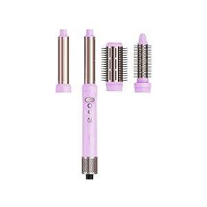 ANGILALA Multi Hot Air Styler Wrap, Rotating Hair Dryer Blow Brush, 105,000 RPM HighSpeed Volumizing Spinning Blow Dryer Brush with Auto Curlers, Dry & Smooth & Curl & Volumize All in One