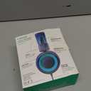 Kids Headphones - noot products K11 Foldable Stereo Tangle-Free 3.5mm Jack Wired Cord On-Ear Headset for Children/Teens/Boys/Girls/Smartphones/School/Kindle/Airplane Travel/Plane/Tablet (Navy/Teal)