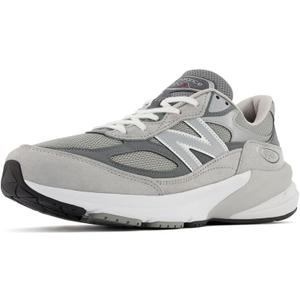 New Balance Men's Made in USA 990v6 Sneakers (10 Wide, Grey/Grey)
