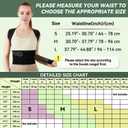 Back Brace Posture Corrector for Women and Men, 4-Point Back Support System for Upper/Lower Back Pain Relief, Scoliosis & Hunchback Correction, Adjustable & Breathable Shoulder Straightener, Medium