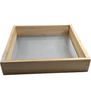 Cedar Garden Sifter - Multi-Purpose Soil Screen Hand Held for Compost, Dirt and Potting Soil (14.96in)