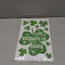 4 x 4Es Novelty 115 PCS St. Patricks Day Window Clings (9 Sheets)  Green Shamrock Window Clings for Glass, St Patricks Day Window Decorations & Irish Home Decor