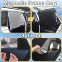 Lechin Car Window Shades for Side Window (2 Pack) - Car Window Shade for Baby - 31.5 * 20 in - with 10 M40 Magnets - Block Heats and UV Rays