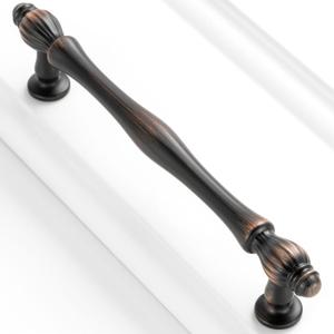 BEROSSA 10 Pack 5 Inch Oil Rubbed Bronze Cabinet Pulls Brushed Bronze Cabinet Handles Bronze Hardware for Kitchen Cabinets 2510 Drawer Dresser Cupboard Bedroom Bathroom
