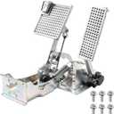 Panglong 2014-UP Golf Cart Accelerator and Brake Pedal Assembly with Screws, Suitable for 2014-UP Yamaha Electric Golf Cart, Refer OEM# JW9-F7850-30, JW9-F7850-33-00, J0H-F7850-03-00, J0H-F7850-20-00