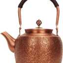 Kkekos Pure Copper Kettle Copper Teapot for Stovetop 1600ml (Type3)
