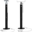 Camco Eaz-Lift RV Slide Out Supports - Heavy-Duty Steel Support Jacks for Camper - Adjustable Height from 19" to 47" with Incremental Lock Positions - Supports Up to 5,000lbs Each - Set of 2 (48866)