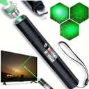 Green Laser Pointer High Power Pen - Long Range Rechargeable Laser Beam, USB Charging for Hiking, Presentations & Outdoor Use (Professional-Grade Green Light)