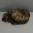 Aimole Women Long Curly Synthetic Wigs Natural Soft Wig (12TT26 Brown Highlighted)