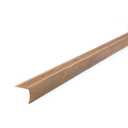 M-D Building Products 32013 1-1/8 in. X 1-1/8 in. X 72 in. Cherry Aluminum Metal Decor Stair Edging w/Screw Nails