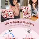 for iPad (A16) 11th Generation 11 Inch 2025 Case, for iPad 10th Generation Case 2022 10.9 Inch - Women Cute Girls with Pencil Holder & Stand Clear Strawberry Unique Girly Protective Hard Cover