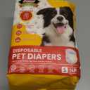 Dono Dog Diapers Female, Disposable Full Wrap with Stretchy Waist, 360 Leak-Proof, Absorbent, Heat Period Doggie Diapers for Small and Large Dogs for Heat, 14 PCS