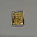 200pcs U Shaped Hair Pins Black/Brown/Blonde/Silver with Cute Case, Hairpins for Buns, Premium Bobby Pins for Kids, Girls and Women, Great for All Hair Types(2.4 & 2 Inch) (Blonde)