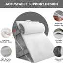 Orthodic 4 in 1 Wedge Pregnancy Pillow for Sleeping Maternity Support Pillow Set with Belly Wedge, Back Cushion & Hip Alignment Pillow | Under-Belly Support for Side-Sleeping Comfort