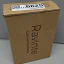 Ravinte 20 Pack 6'' Square Cabinet Pulls Matte Black Stainless Steel Kitchen Drawer Pulls Cabinet Handles 6”Length, 3-3/4” Hole Center