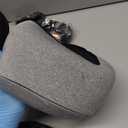 FIOGIKO Travel Neck Pillows for Airplanes  360° Ergonomic Memory Foam Travel Pillow  Relief Neck Pain with Breathable Support for Long Flights, Car, Train & Office Use  Adults & Kids (Gray)