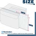 Window Air Conditioner Side Panels with Frame,Window AC Side Panels Insulation Curtain Kit,Fits for Most 5000BTU Window AC Units