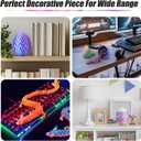 3D Printed Dragon,Mystery Easter Crystal 3D Dragon Egg,Dragon Eggs with Dragon Inside,3D Printed Animals Fidget Desk Decor (Red Gold, 12.5in)