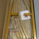 Asee'm 7.2FT Metal Arch Backdrop Stand Gold Arched Backdrop Frame for Wedding Party Ceremony Birthday Bridal Baby Shower Garden Floral Balloon Arch Decoration (7.2x4FT(HxW))