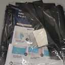 Plastic Extra Capacity Hanging File Folder Letter Size, 12 Pack Reinforced Hang Folders,Heavy Duty 2 Inch Expansion,Expandable Hanging Folders,Hanging Organizer Designed for Bulky Files (Black)