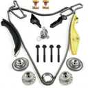 LEAPTREND Timing Chain Kit w/VVT Cam Phaser 90738S Fit for 2011-2019 Ford Edge Expedition Explorer F-150 F150 Taurus Transit Mustang Lincoln MKX Mark LT Nautilus Navigator 3.3L/3.5L/3.7L