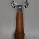 KNODOS 54mm Bottomless Portafilter Breville Compatible Rosewood Handle & Naked 18-21 Gram Filter Basket Included Fits Barista Express, Pro, Touch, Bambino Plus, Infuser, Duo Temp Pro Impress