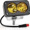 Headlight for Vamoose Mammoth Rad Power Bikes RadMini RadRover RadExpand RadRunner E-Bike, 6000K 20W Waterproof E-Bike Light2 Pin