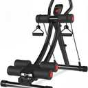 AB Workout Equipment, Home Gym Ab Machine for Abdominal Exercise and Strength Training, Height Adjustable Fitness Equipment