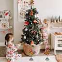 3Pcs Christmas Tree Topper Red Funny Cardinal Bird Glass Tree Topper Christmas Tree Outdoor Decor for Xmas Holiday New Year Home Decoration