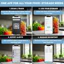 Vacuum Sealer Bags for Food Storage - Pack of 150 Smart QR Code Vacuum-Bags- 8" x 12", BPA-Free, 3.5-Mil Thick Vacuum-Storage Bags for Food Prep, Freezer Storage & Sous Vide Bag, Food-Storage Bag