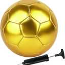 Soccer Ball Size 4 DIY Craft Boys Girls Adults Birthday Gift with Pump Needle Training Practice
