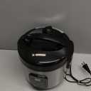 Hamilton Beach Digital Programmable Rice Cooker & Food Steamer, 8 Cups Cooked (4 Uncooked), With Steam & Rinse Basket, Stainless Steel (37518)