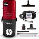 Drainvac Broan-nutone 550 Air watts Residential Central Vacuum System with Standard Tool Set Accessories for Cleaning Floors, Carpets, Furniture, or Any Surfaces - Anti-Vibration, Powerful Suction