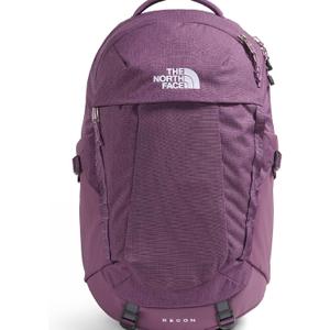 The North Face Women's Recon Everyday Laptop Backpack - Commuter Travel Bag, 18" Laptop Sleeve, Water-Repellent, Chroma Purple Light Heather/Hushed Lavender, One Size
