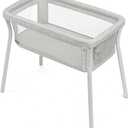 Chicco LullaGo Anywhere Portable Bassinet, Lightweight, Space-Saving with Waterproof Mattress and Fitted Sheet, Travel-Friendly, Includes Carry Bag, Lyric/Beige, One-Size