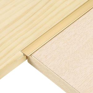 uxcell 4Pcs 2.9ft x 0.47" T Molding Floor Transition Strips, Aluminium Alloy Vinyl Flooring Gap Trim for Joining Laminate Planks Tiles Floor Gaps, Gold