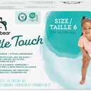 Amazon Brand - Mama Bear Gentle Touch Diapers, Hypoallergenic, Size 6, 108 Count (4 packs of 27), White