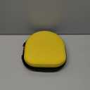 Hard Shell Headphone Case - Durable Zipper Headphones Case Portable Carrying Pouch Bag Compatible with JBL 770NC/720BT/520BT/510BT, Sony WH-CH520/WH-CH720N, Soundcore, Bose, Jlab, TOZO Headphones (Large, Yolk-Yellow)