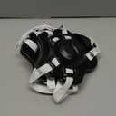 Halloscume 1 Pcs Wrestling Headgear Youth Kids Black White Head Gear with MMA Cup Earguard for Men Youth Boxing MMA BJJ Jiu Jitsu