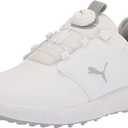 PUMA Men's Ignite Elevate Disc Golf Shoe, White Silver, 10