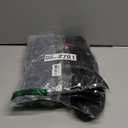 Xtinmee 18 Bridesmaids Robes for Women Silk Satin Short Black Robe Set Bridal Party Spa Wedding Sleepwear Scrunchies Patch (Medium)