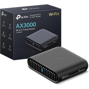 TP-Link Dual-Band Wi-Fi 6 AX3000 Travel Router TL-WR3002X | Multi-Gig Portable | OpenVPN, WireGuard | Easy Public WiFi Sharing | Hotel/Cruise/Travel Approved | Phone WiFi Tether | USB 3.0 | Multi-Mode