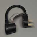 Dryer Adapter Cord, NEMA 14-30P Male to 10-30R Female - 3-Prong to 4-Prong, 1.5FT, 30A/250V, STW 10AWG - Ideal for Home Appliances, RV, Travel, DIY, Professional Use