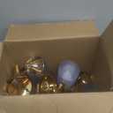 bUCLA 50 Pack Gold Plastic Champagne Flutes - 5OZ Plastic Champagne Glasses With Gold Rim - Premium Quality Gold Disposable Cups-Ideal for Thanksgiving Party, Weddings