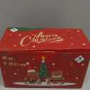 BWFY 2PC Gingerbread Man Christmas Decorations Indoor for Christmas Ornament Home Decor Gingerbread Doll for Gift Door Window Table Tree Holiday Xmas Season Decor (Gm-2pc-005)