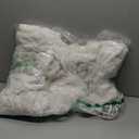 Heated Blanket Throw 50" x 60" Soft Ribbed Faux Fur Flannel Fast Heating 12 Heat Levels 112H Timer & Overheat Protection & Auto Shut-Off & ETL FCC & Machine Washable Heated Throw (White)