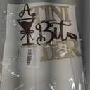 Martini Cake Topper, Espresso Martini Theme Party Decoration Glitter Cake Decor for Bachelorette Tiny Bar Cocktail Birthday Party