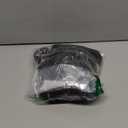 FantaLook Short Black Purple Cosplay Wig with 2 Buns for Halloween Party Costume