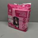 American Kennel Club Female Dog Wrap, Disposable Diapers with Wetness Indicator, (Extra Large Low Tail, 50, Count)